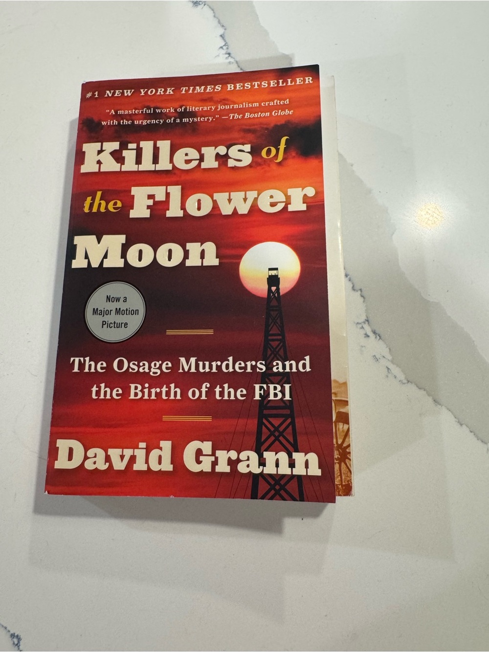 🌕 David Grann Killers of the Flower Moon: Osage Murders & FBI TP Movie Tie-In